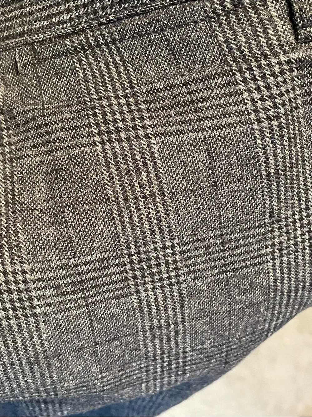 J.Crew 484 Slim-Fit Stretch Chino Pants in Blue/Gray Glen Plaid 33/32